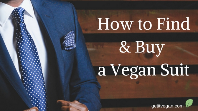 Guide on how to find and buy a vegan suit